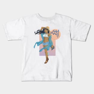 Monster Girls - Aquarius Kids T-Shirt